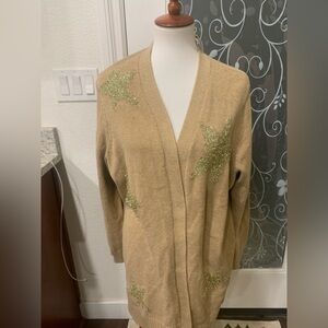 Lane Bryant Cardigan Sweater With Stars
